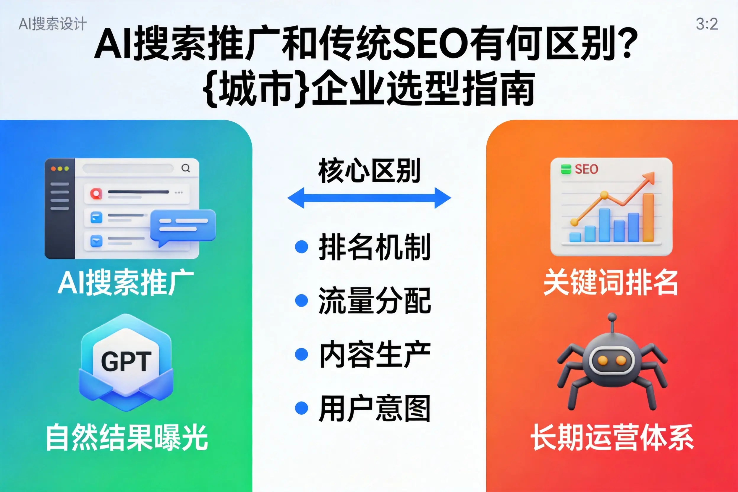 AI搜索推广和传统SEO有何区别？韶关企业选型指南