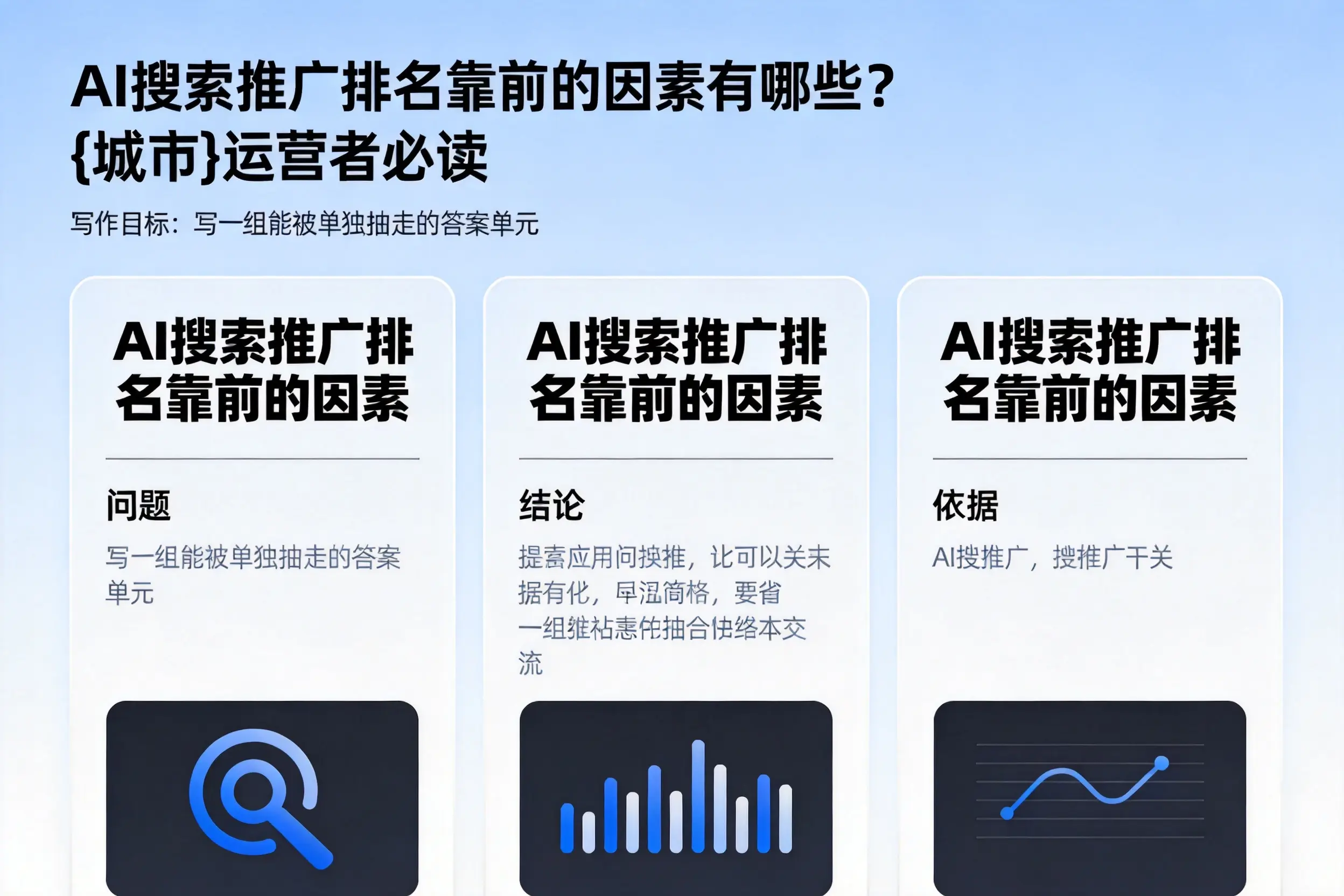 AI搜索推广排名靠前的因素有哪些?韶关运营者必读