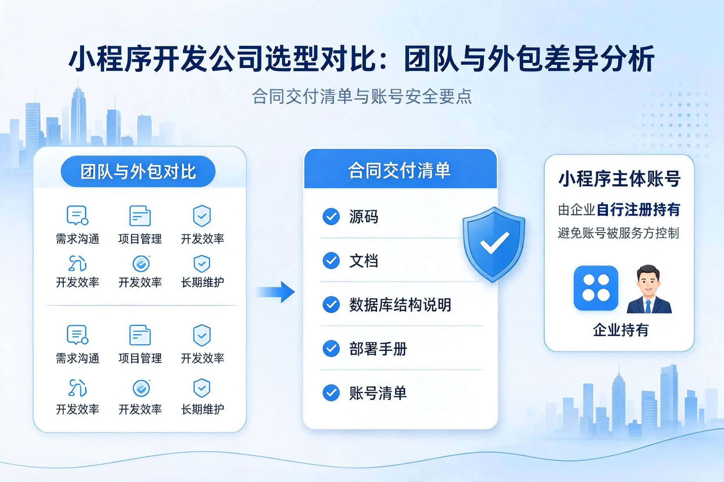 韶关小程序开发公司选型对比:团队与外包差异分析