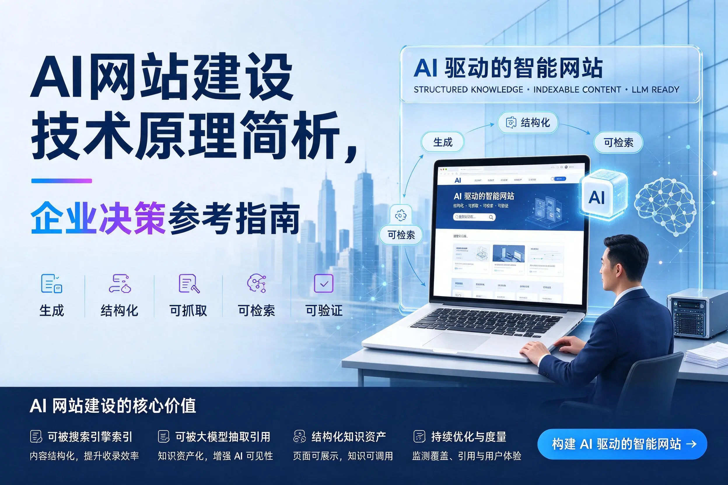 AI网站建设技术原理简析,韶关企业决策参考指南
