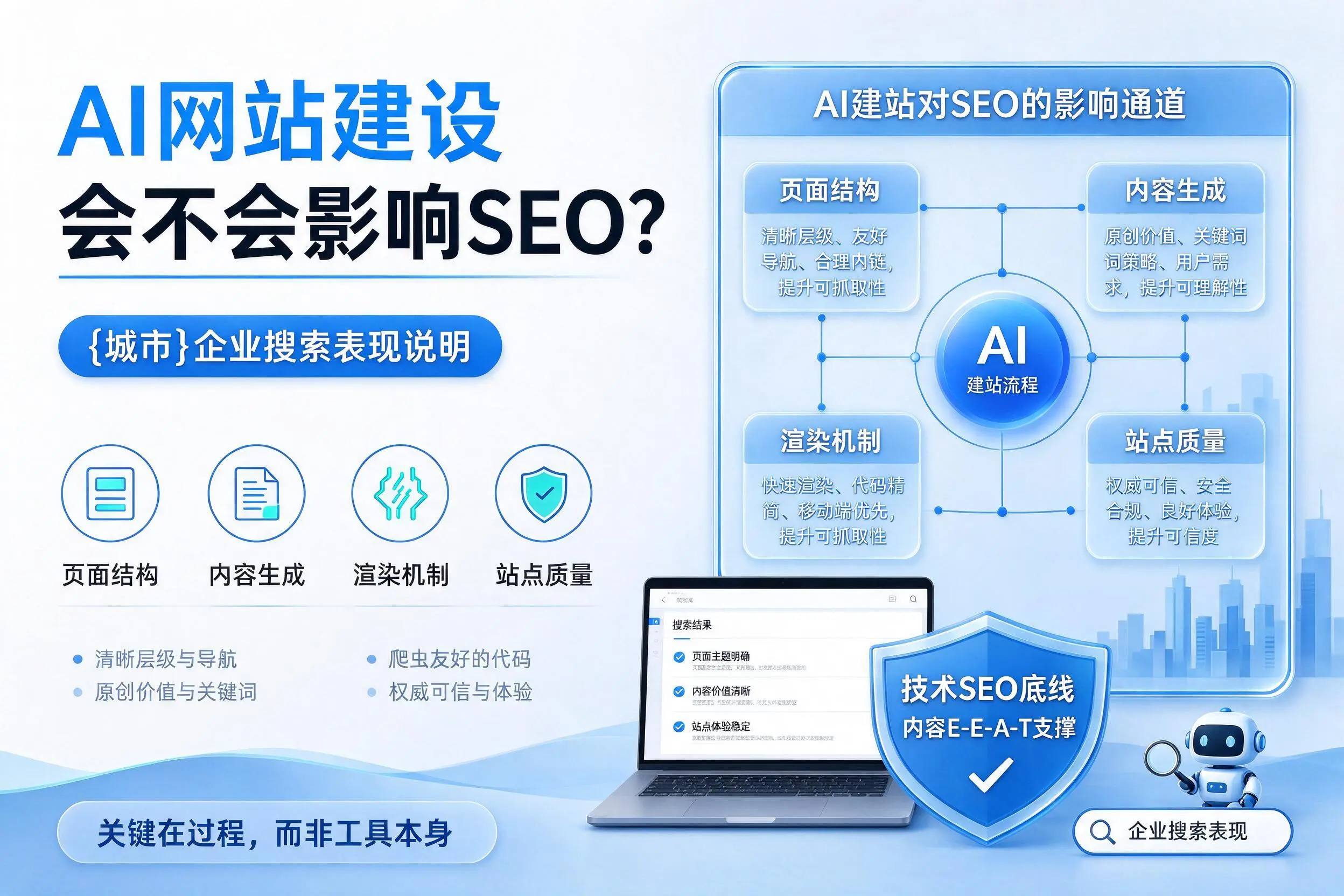 AI网站建设会不会影响SEO？韶关企业搜索表现说明