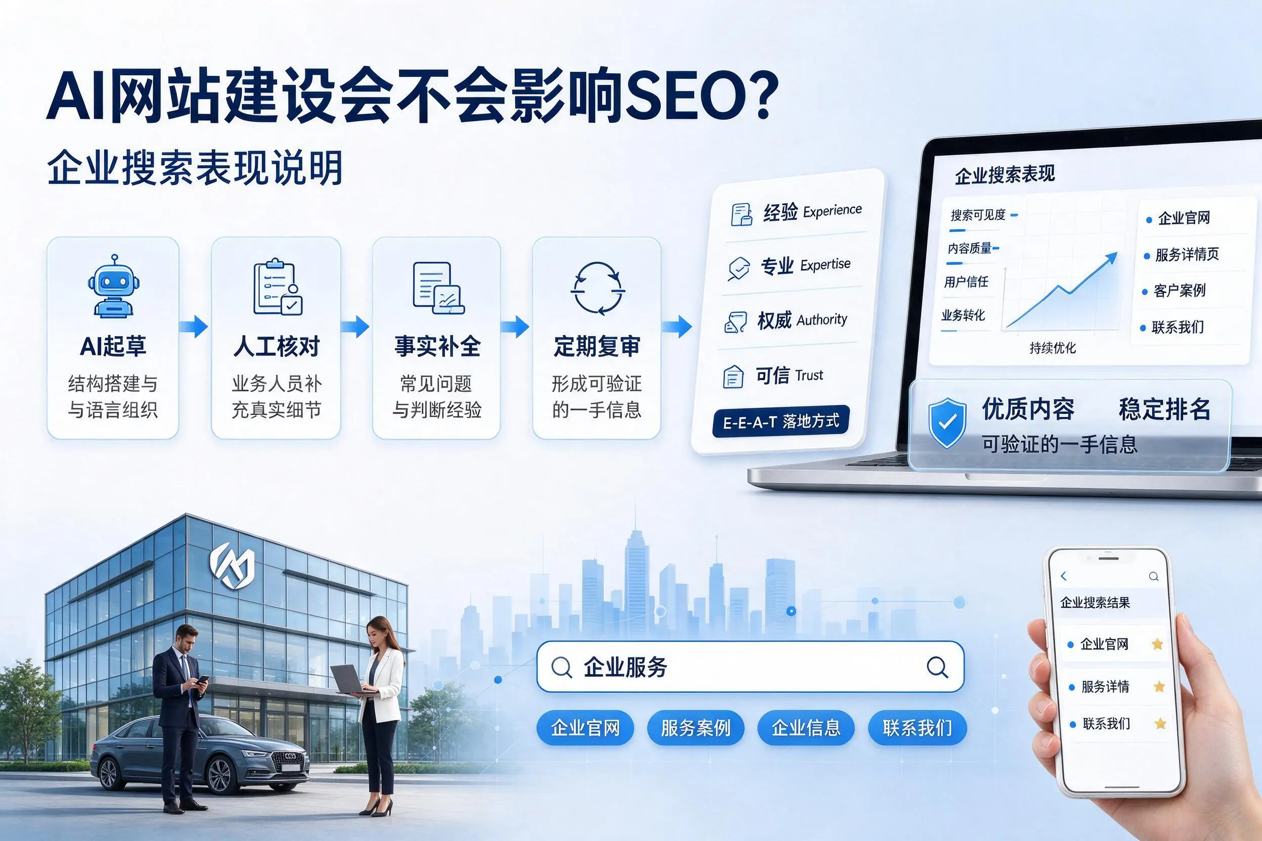 AI网站建设会不会影响SEO？韶关企业搜索表现说明