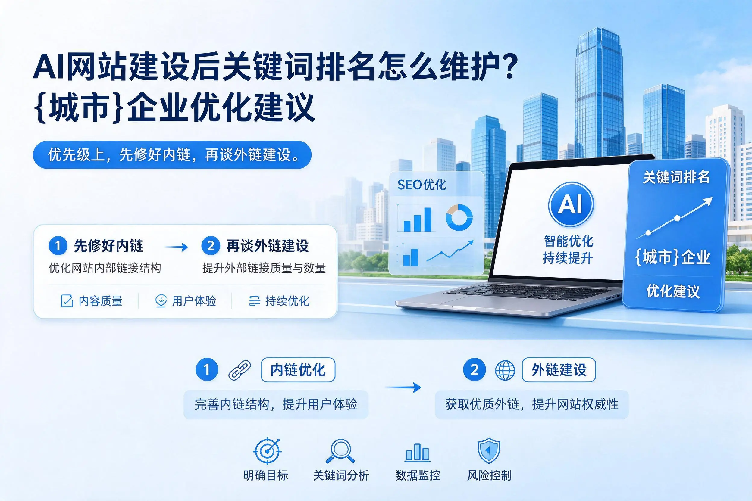 AI网站建设后关键词排名怎么维护？韶关企业优化建议