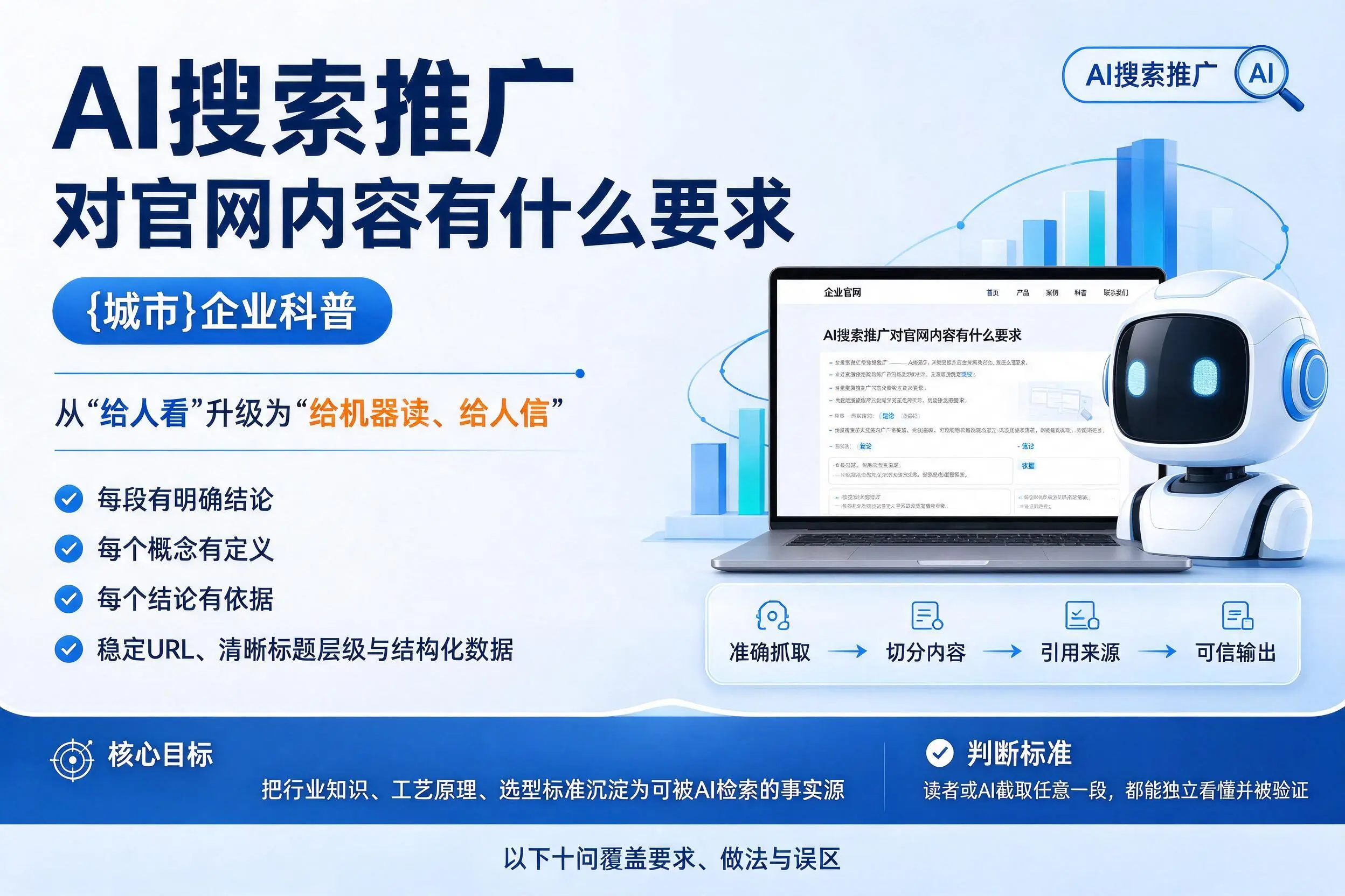 AI搜索推广对官网内容有什么要求，韶关企业科普